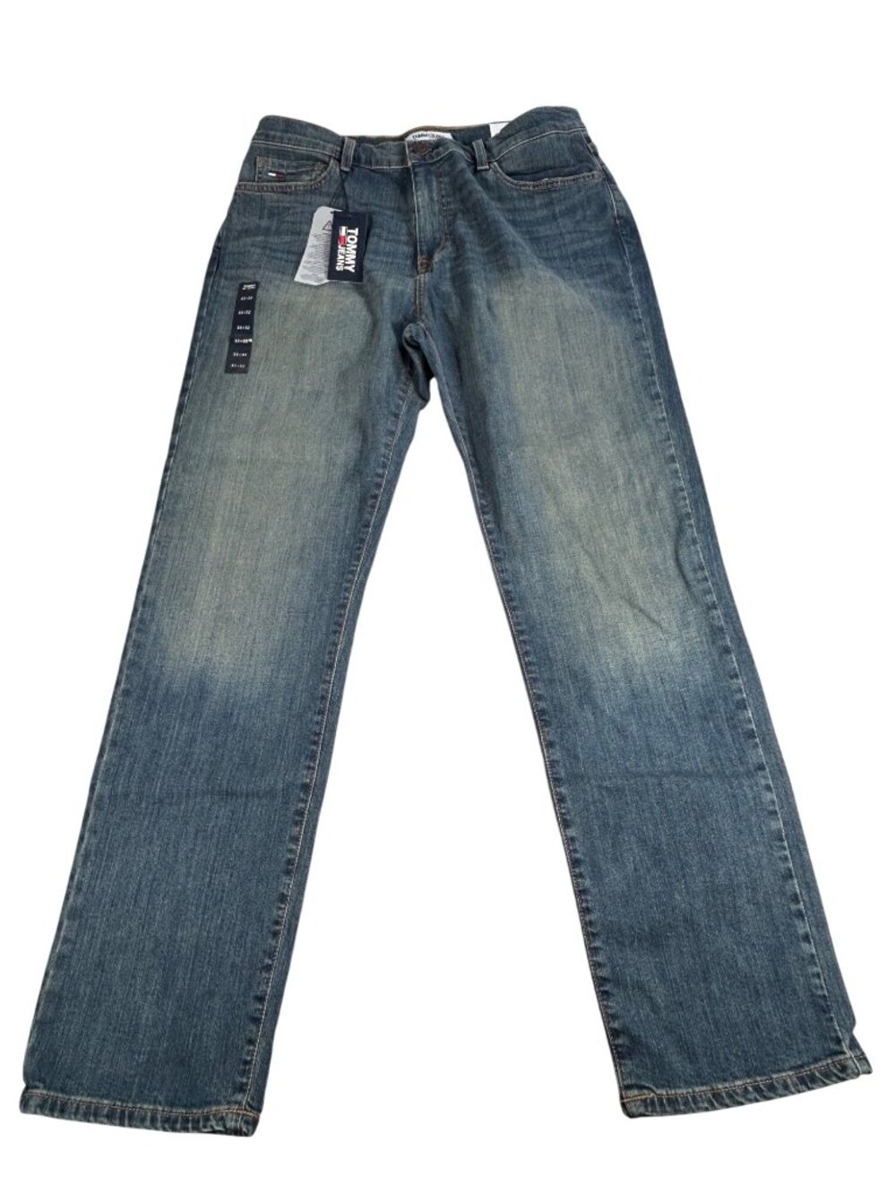 NEW Tommy Jeans Stretch Relaxed Fit Denim Jeans Men's 33x32 Blue Wash NWT